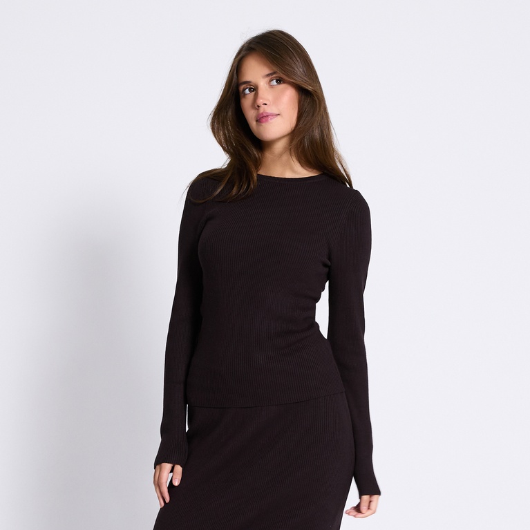 Rib-knit sweater "Laila"